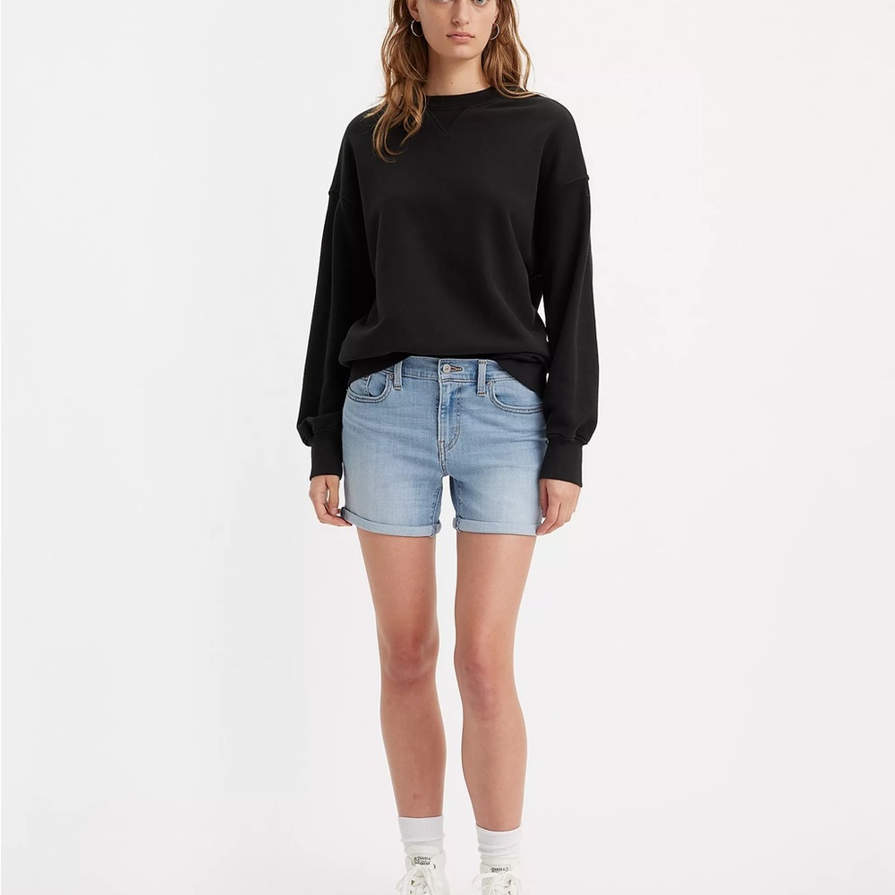 Denizen by Levi’s Mid-Rise Light Wash Denim Shorts